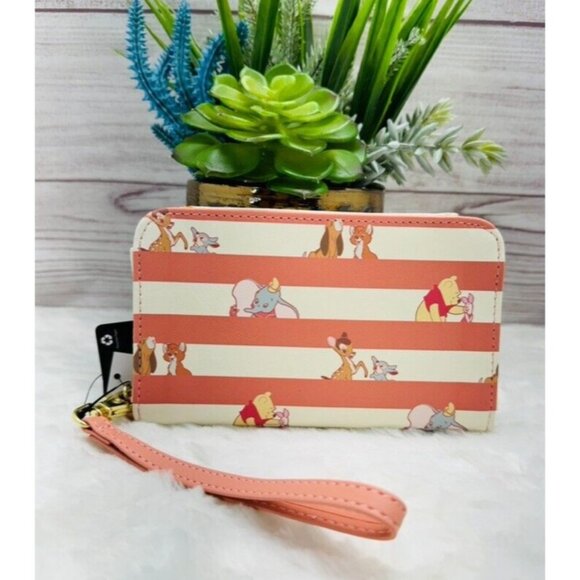 Loungefly Disney Best Friends Stripe Tech Wallet Book Phone